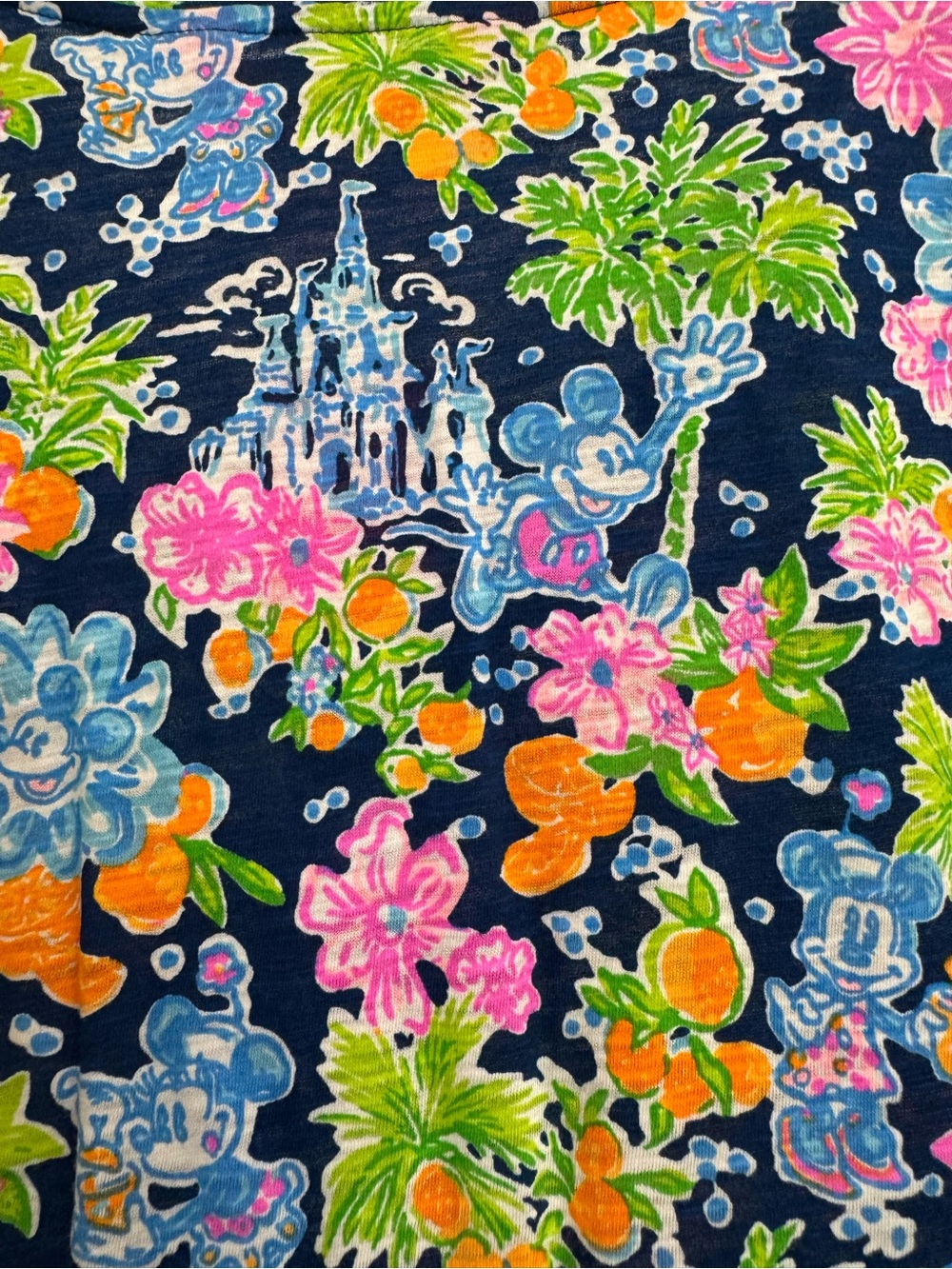 Lily Pulitzer Disney V-Neck Short Sleeve Tee - Picture 3 of 4